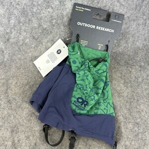Outdoor Research Ferrosi‎ Thru Gaiters Trail Hiking M  Unisex Sprout Print Navy